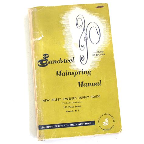 mainspring manual